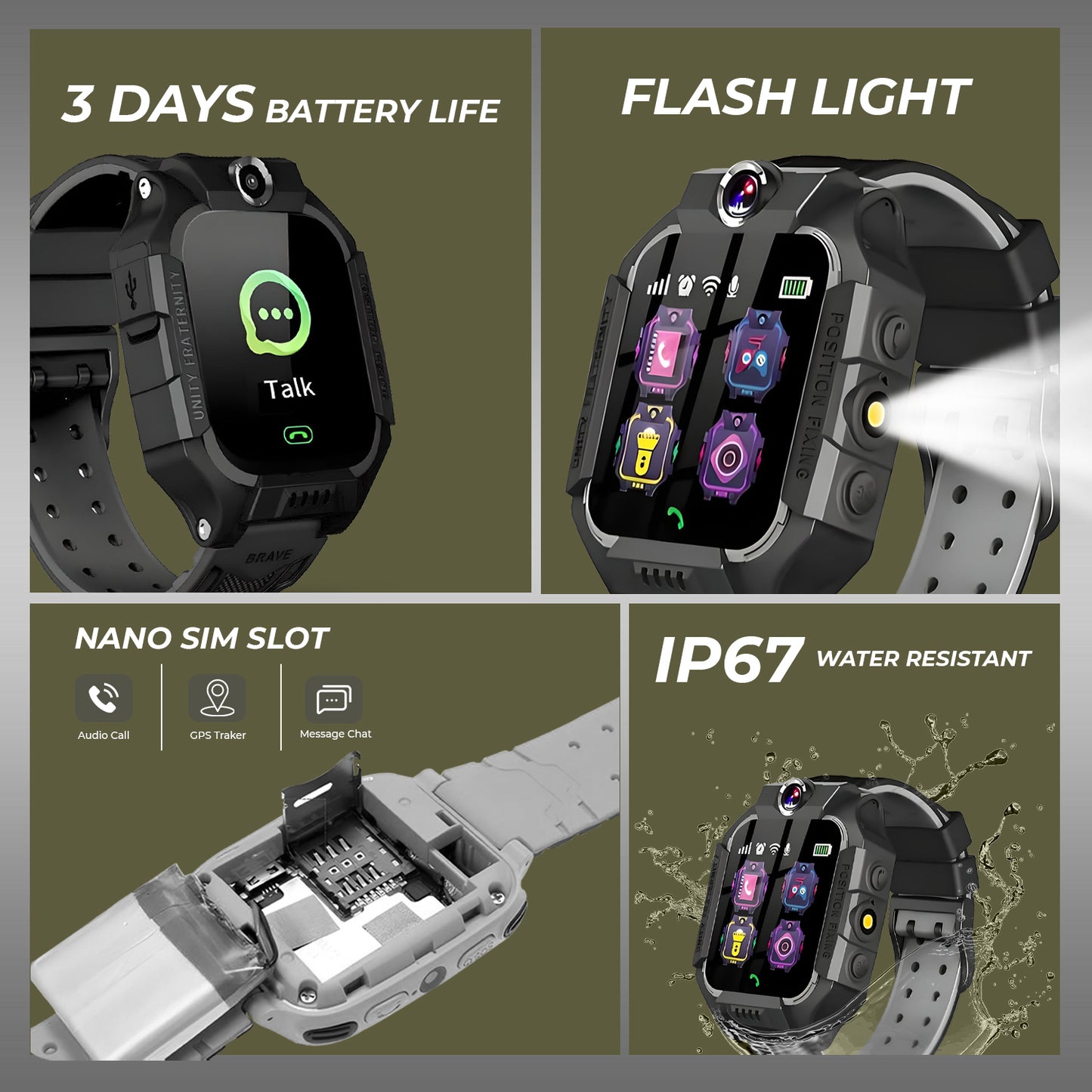 Sim Calling Kid's Smartwatch