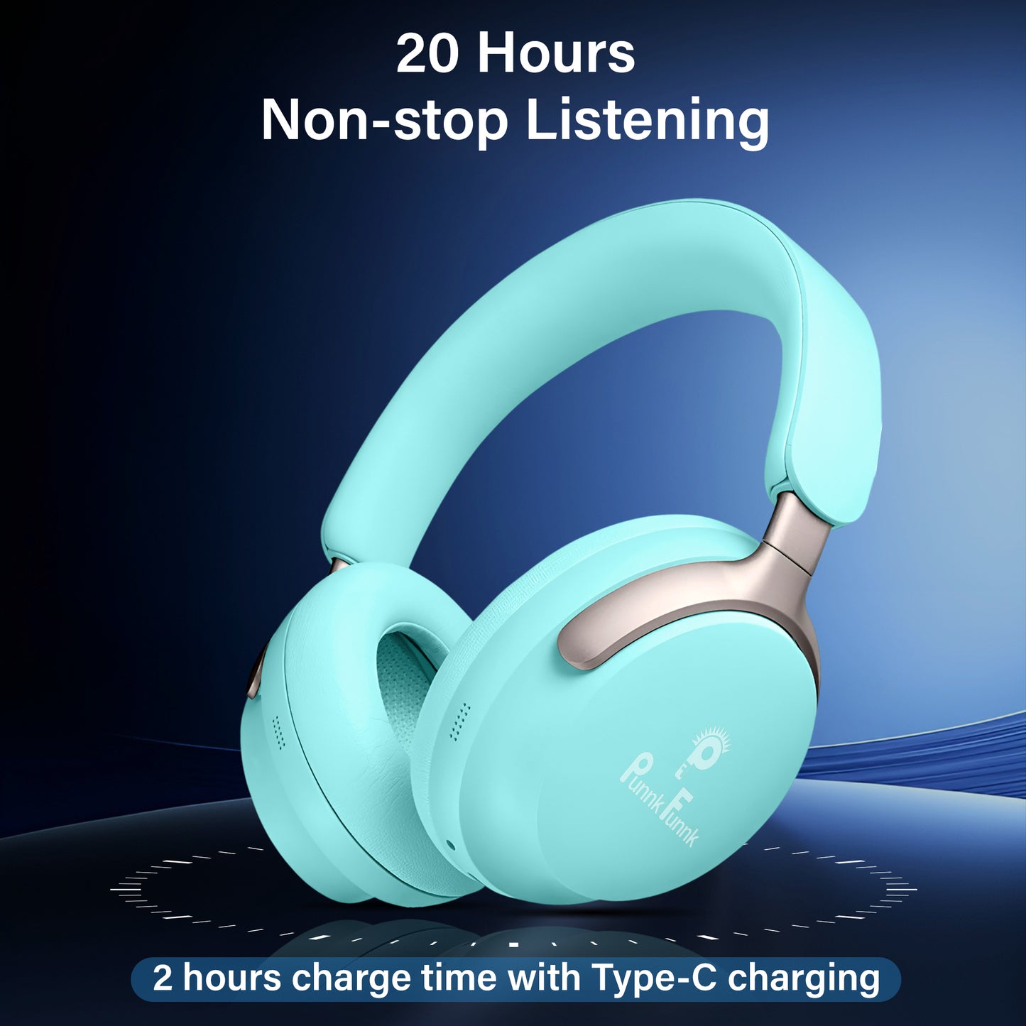 π₯ PunnkFunnk Super Bass Over-Ear Headphone Crystal Clear Sound | Deep Bass | Soft Cushions Perfect for Music, Gaming & Calls π§