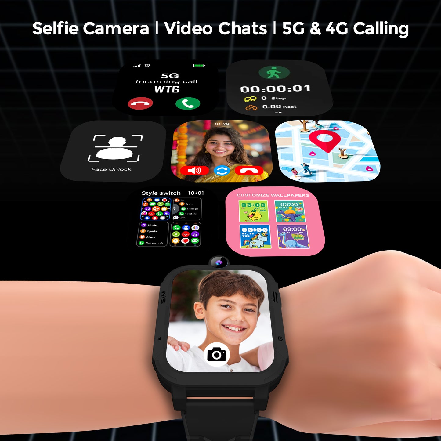 Safeguard Kids Smartwatch (5G)
