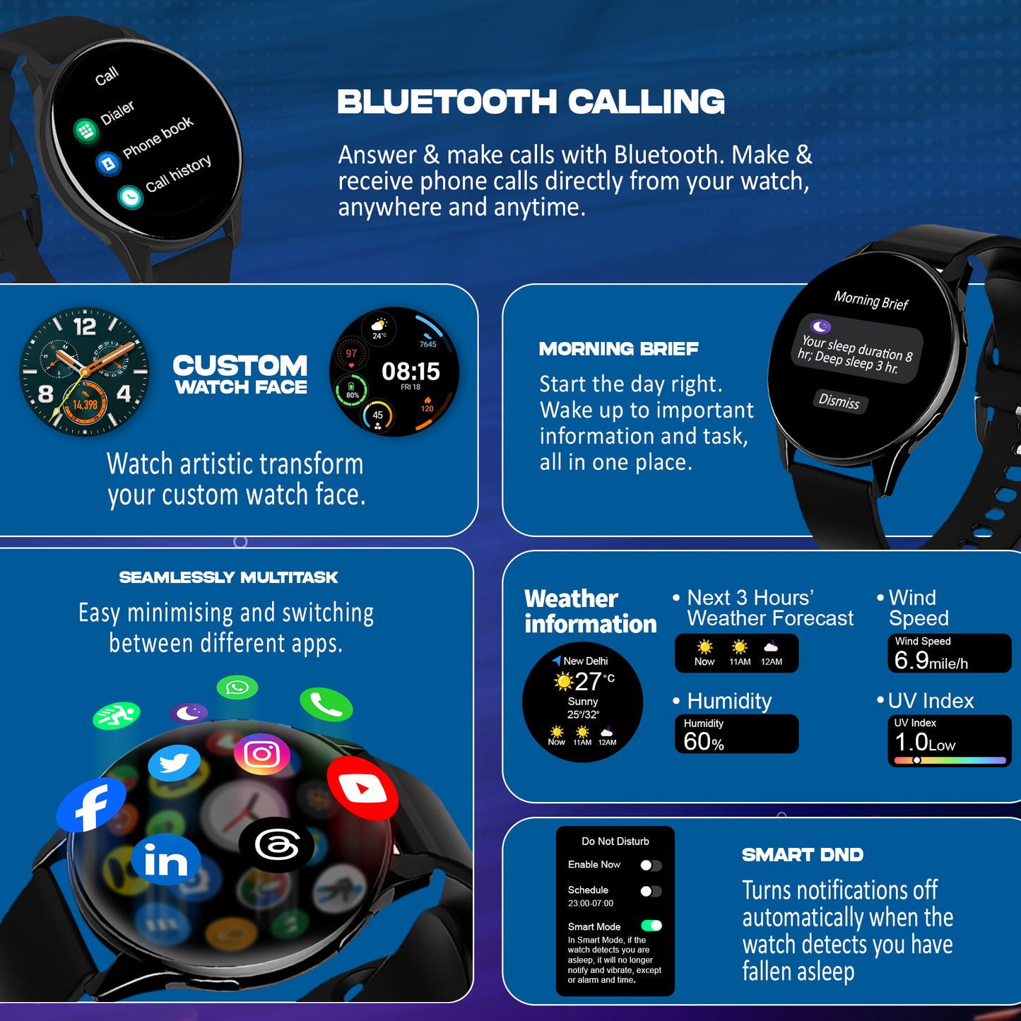 Evo Vista Smartwatch