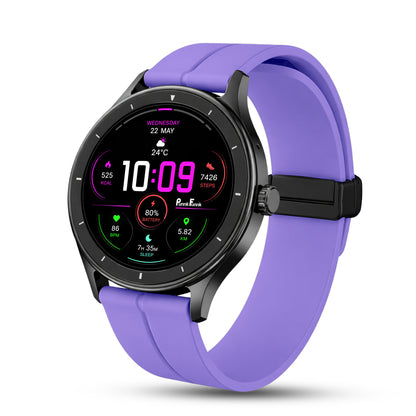 PunnkFunnk Active Lite 1.49"Amoled Display BT Calling, Notification, Music, Sports, fitness Smartwatch (Magnetic)