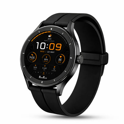 PunnkFunnk Active Lite 1.49"Amoled Display BT Calling, Notification, Music, Sports, fitness Smartwatch (Magnetic)