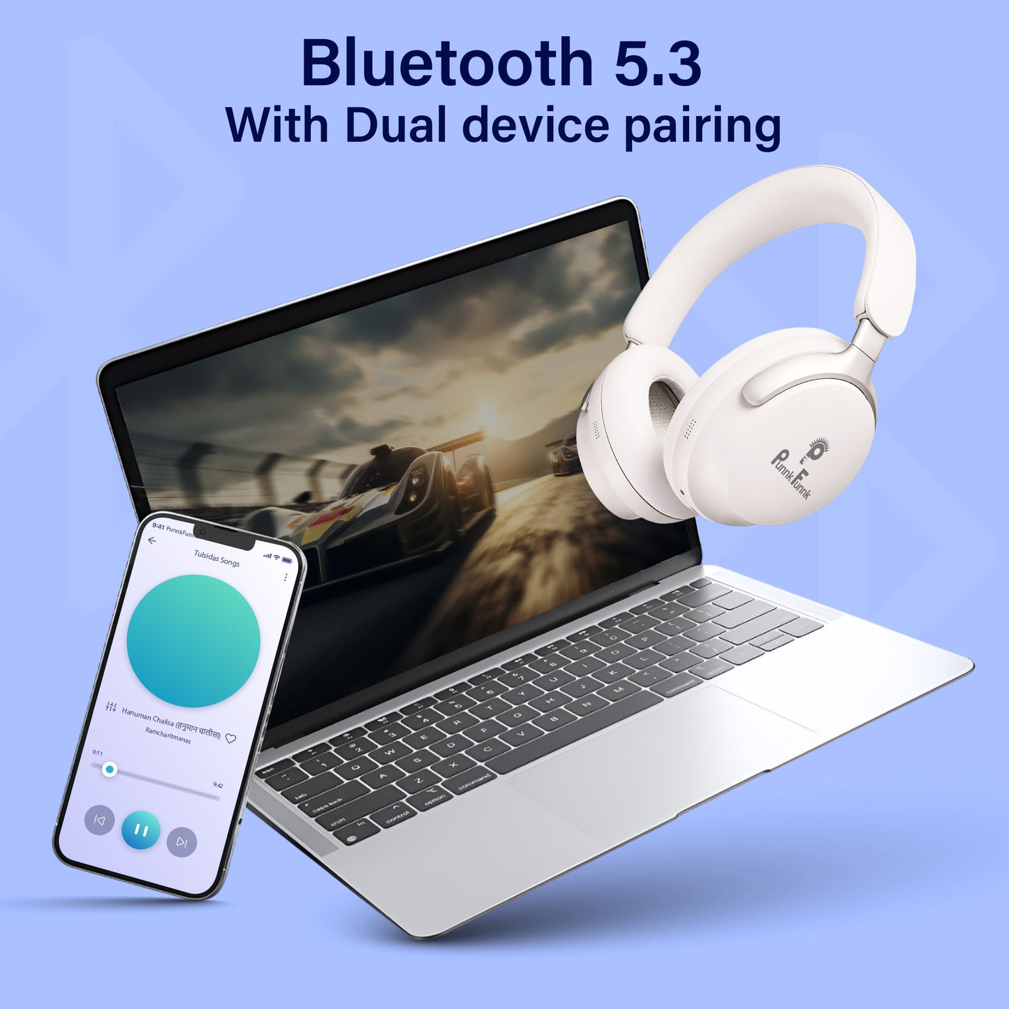 Super Bass Over-Head Headset