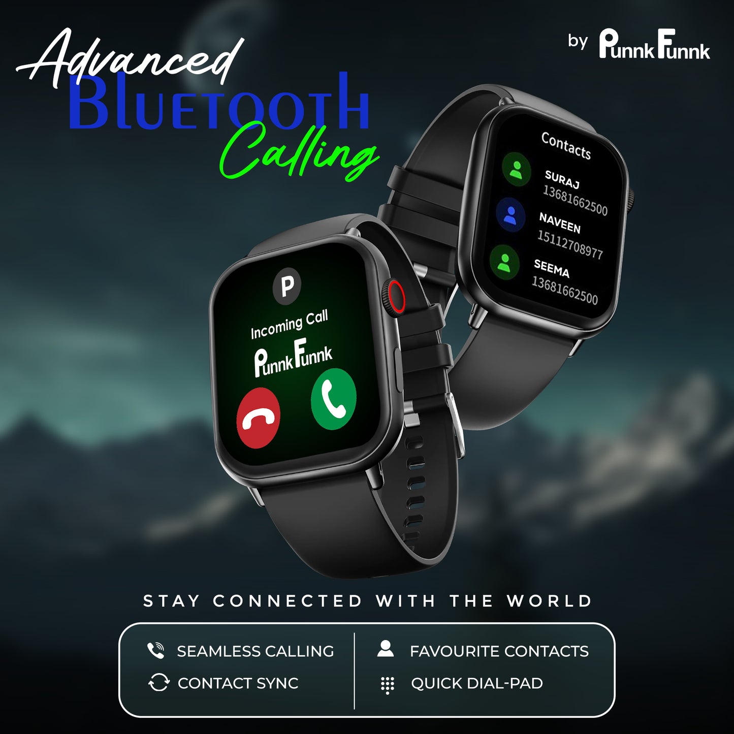 Edge-Lite | 1.99 " Amoled Display | BT Calling | AI Voice | Music | Fitness Smartwatch