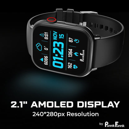 Edge-Lite | 1.99 " Amoled Display | BT Calling | AI Voice | Music | Fitness Smartwatch