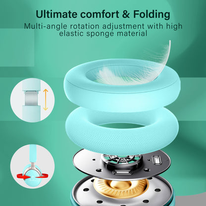 🔥 PunnkFunnk Super Bass Over-Ear Headphone   Crystal Clear Sound | Deep Bass | Soft Cushions   Perfect for Music, Gaming & Calls 🎧