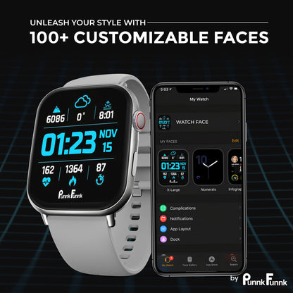 Edge-Lite | 1.99 " Amoled Display | BT Calling | AI Voice | Music | Fitness Smartwatch