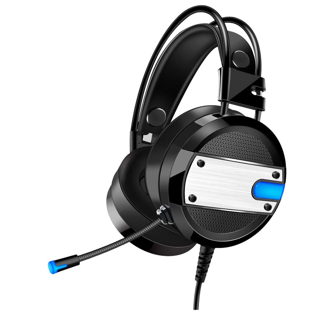 PunnkFunnk A10 Over Ear Gaming Headset with Mic