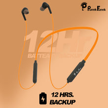 Load image into Gallery viewer, PunnkFunnk PF100 in-Ear Earphones Wireless Neckband with in-Built mic Feature
