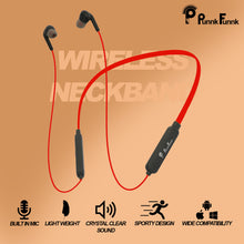 Load image into Gallery viewer, PunnkFunnk PF100 in-Ear Earphones Wireless Neckband with in-Built mic Feature
