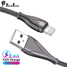 Load image into Gallery viewer, PunnkFunnk 4A Super Fast Charging Braided type c usb c micro usb 8pin sync USB Cable SFC47
