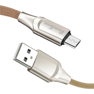 PunnkFunnk 4A QC3.0 Super fast Braided nylon solid Micro USB Type C USB C Lighting sync cable-FC111