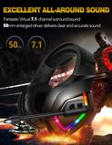 RUNMUS K1 RGB Gaming Headset